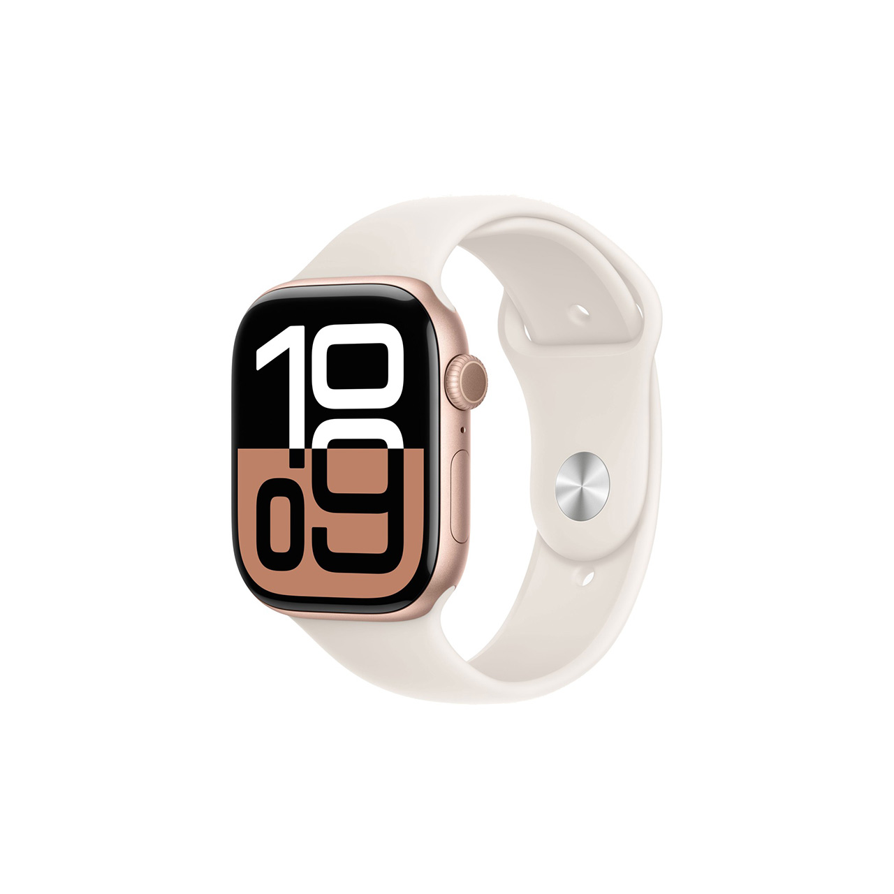 ساعت هوشمند اپل واچ سری 10  Rose Gold AL Plum SL GPS -46MM - رزگلد - اصلی (گارانتی شش ماهه شرکتی)