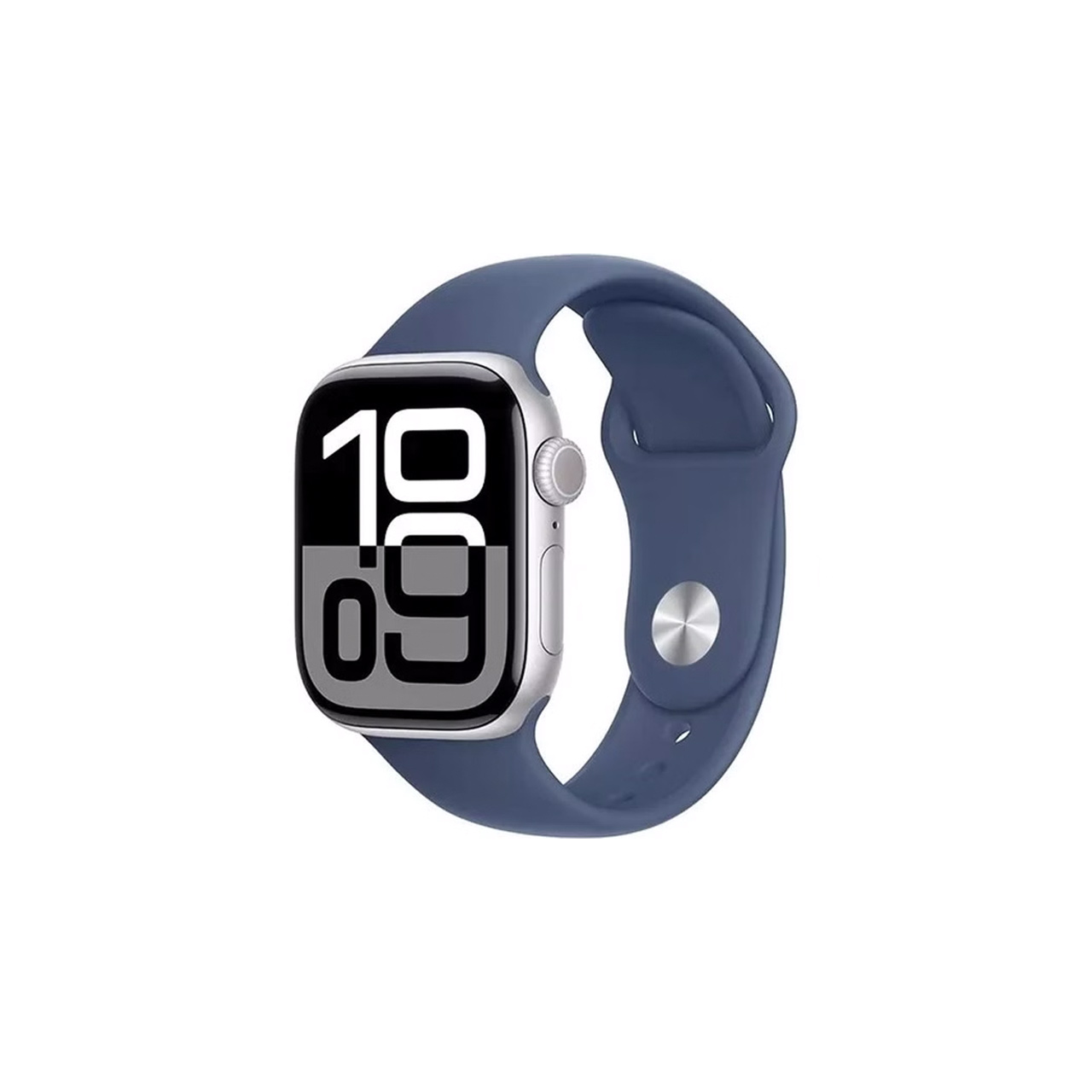 ساعت هوشمند اپل واچ سری 10  Silver AL Denim SB - 46MM - نقره ای - اصلی (گارانتی 12 ماهه شرکتی)