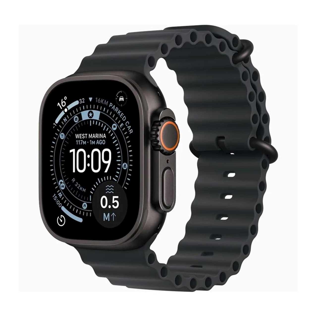 ساعت هوشمند اپل واچ Ultra 3  Black Ti Black Ocean Band - 49MM - مشکی - اصلی (گارانتی 18 ماهه شرکتی)