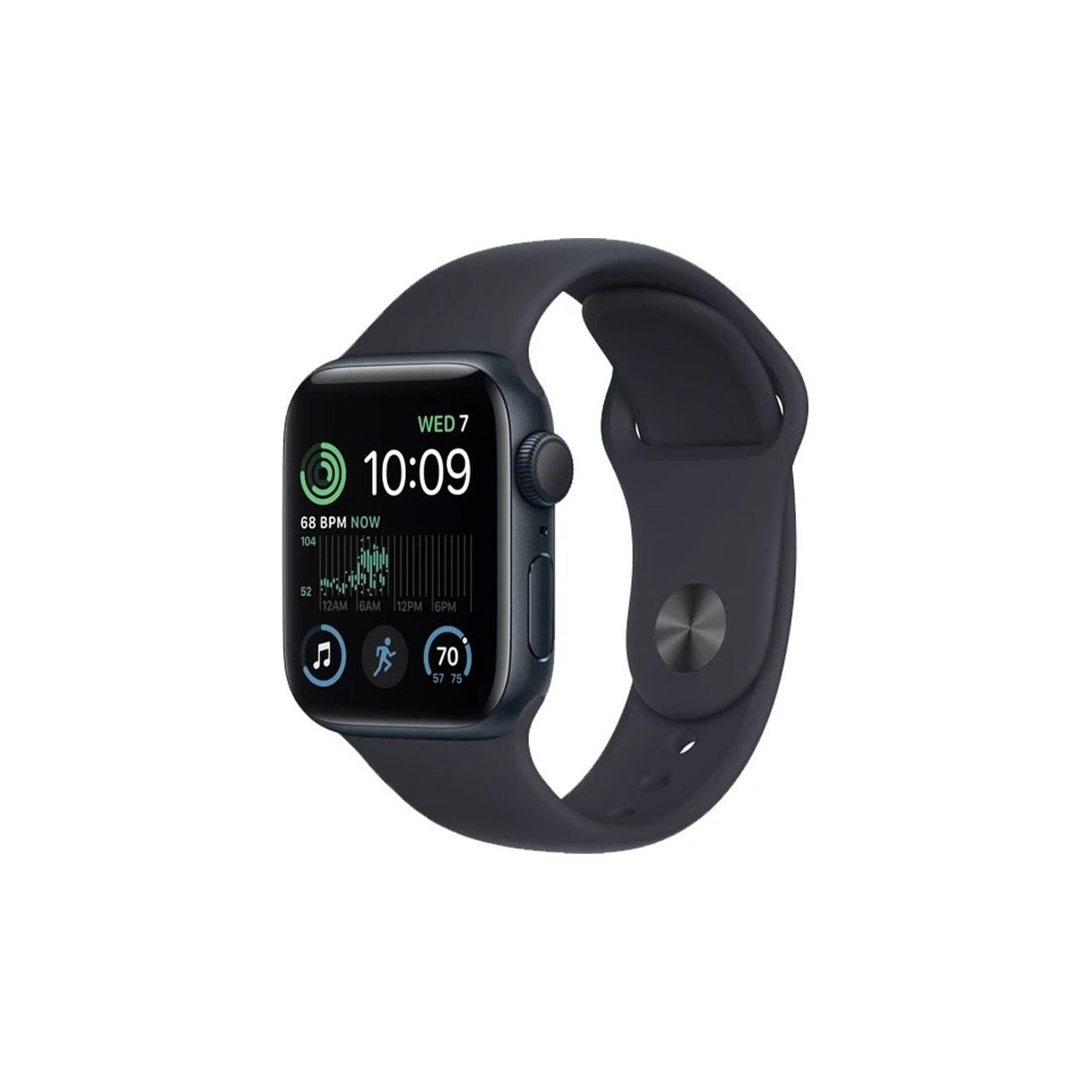 ساعت هوشمند اپل واچ SE سری 11  Midnight Al Midnight SB - 44MM - مشکی - اصلی (گارانتی شش ماهه شرکتی)