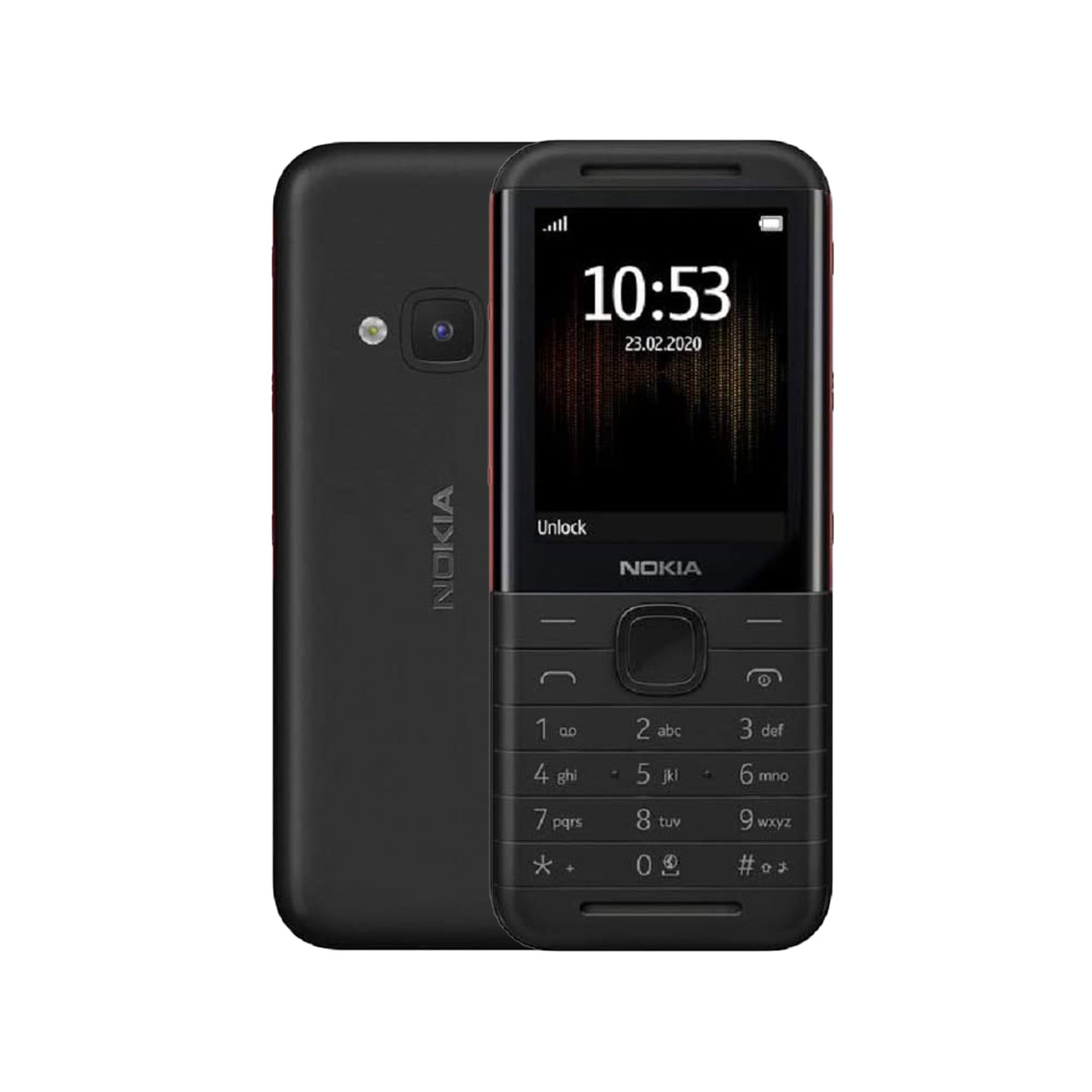 5310 TA-1212 DS دو سیم‌ کارت - مشکی قرمز - اصلی (FA)