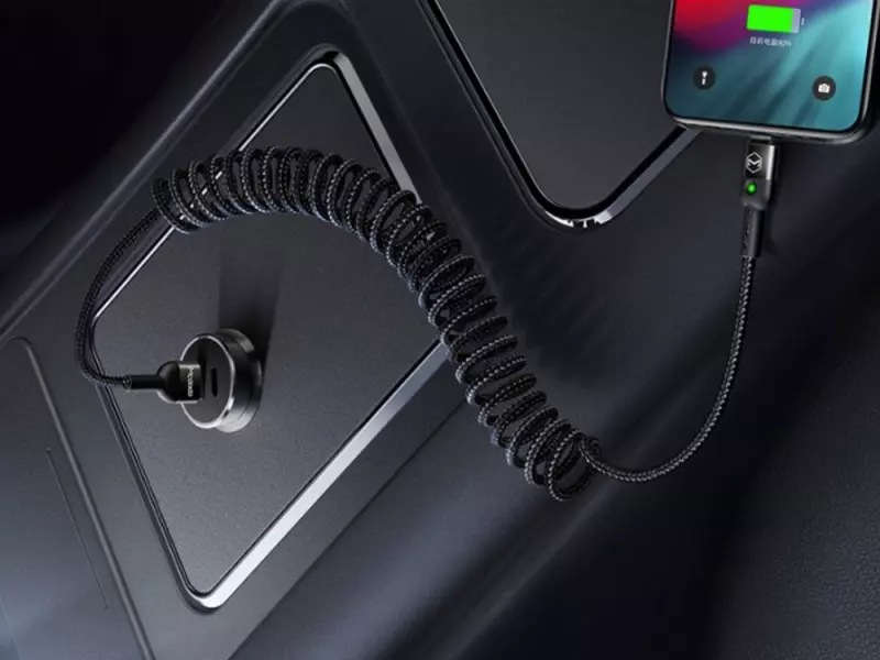 کابل شارژ و انتقال داده فنری لایتنینگ  مدل MCDODO CA-6410