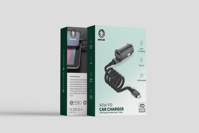 شارژر فندکی 45 وات گرین
