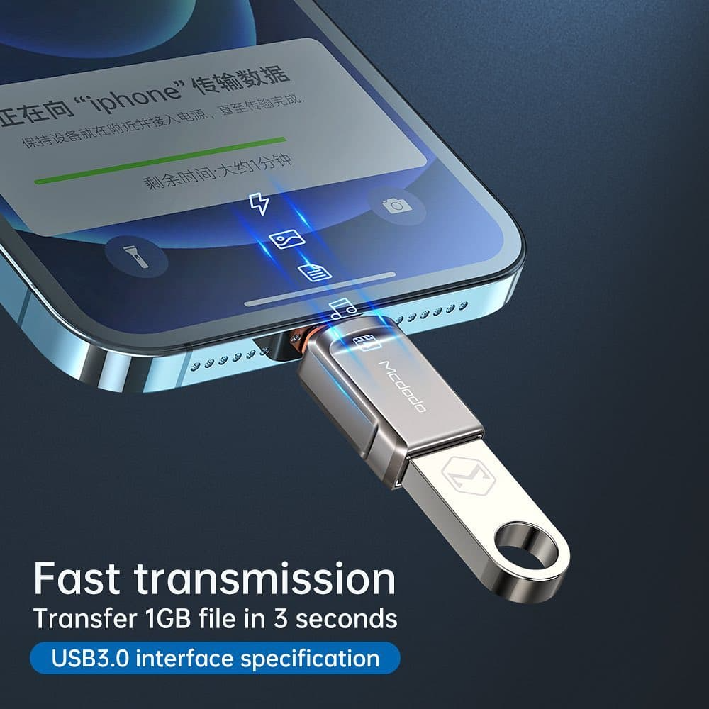مبدل USB به لایتینینگ مدل OT-8600
