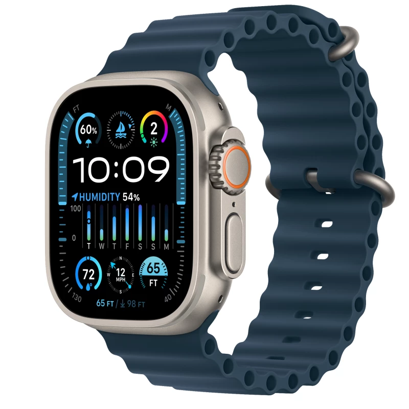 Apple Ultra 2 2024 Titanium Case Ocean Band 49mm Smart Watch