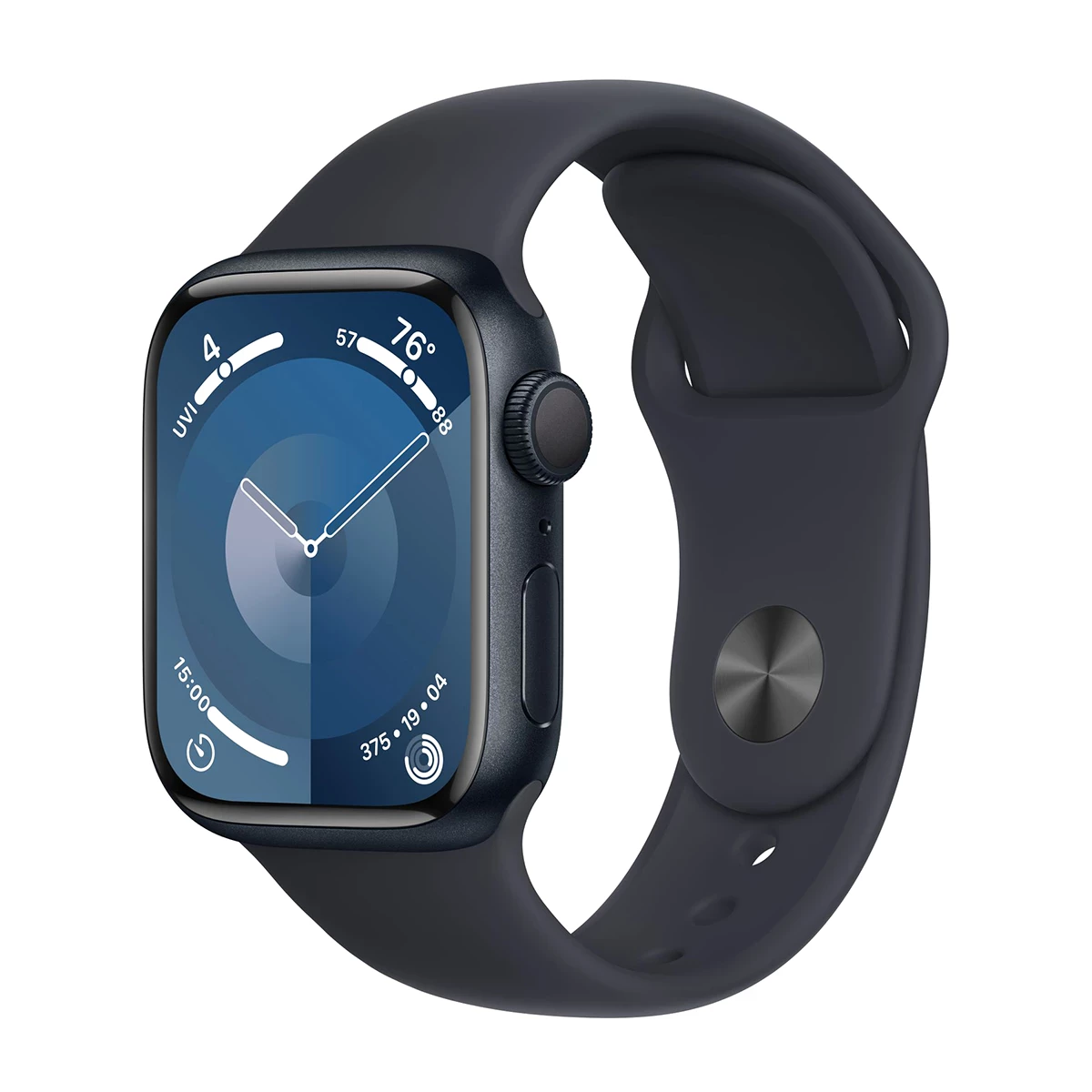 Apple Watch Series 9 41mm Aluminum Silicone Sport Band