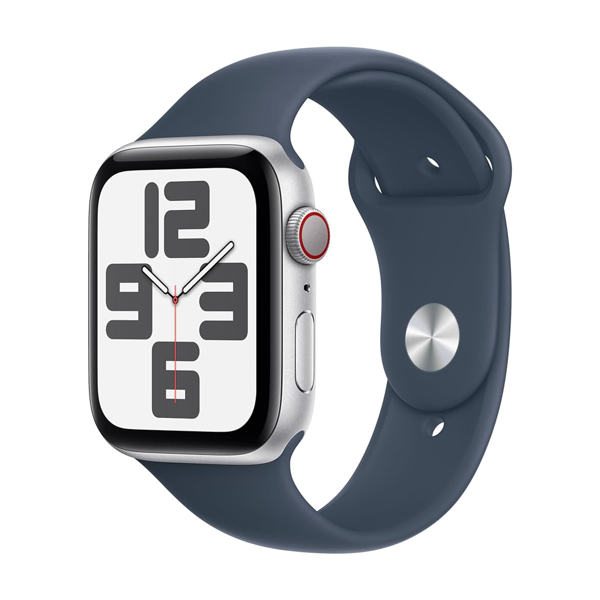 Apple Watch SE Gen2 2023 44mm Aluminum Silicone Sport Band