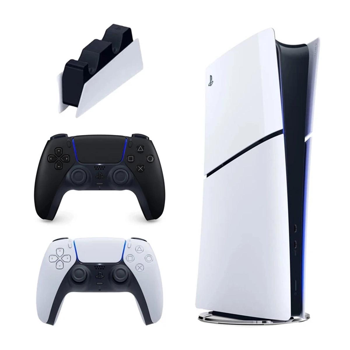 Sony PlayStation 5 Slim Digital Edition Console 825GB Europe 2016B Regionwith Additional Controller and Charging Station