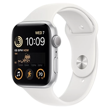 Apple Watch SE Gen2 2024 44mm Aluminum Silicone Sport Band