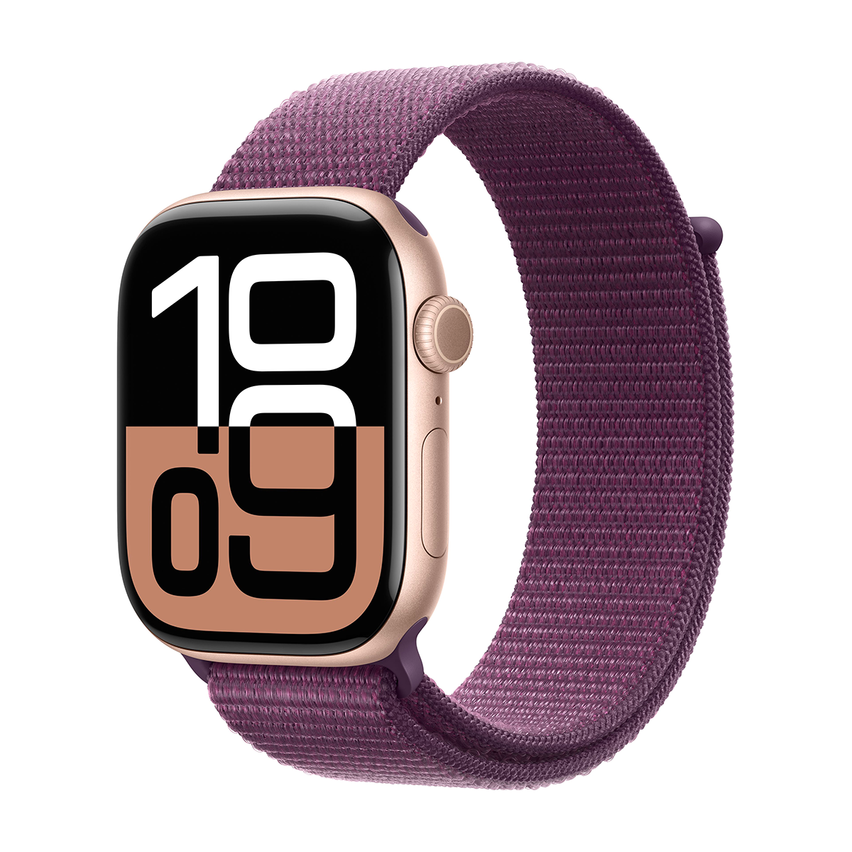 Apple Watch Series 10 42mm Aluminum Textile Sport Loop