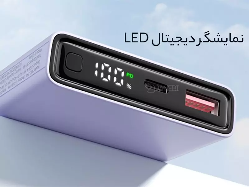 پاوربانک فست شارژ تایپ سی و یو اس بی 10000 میلی آمپر ساعت  Mcdodo MC-294 22.5W Powerbank