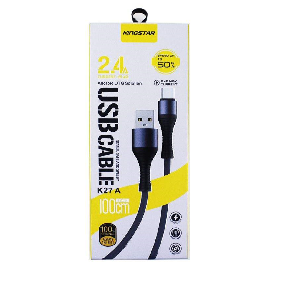 کابل تبدیل USB به  kingstar microUSB